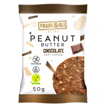 Frank&Oli | Ciastko z pastą orzechową i czekoladą bezglutenowe 50g