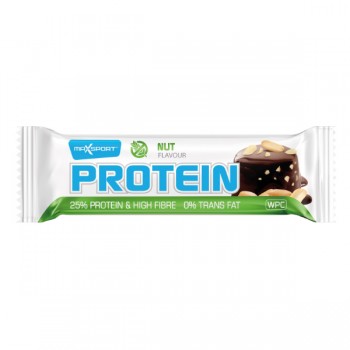 Max Sport | Baton proteinowy WPC z orzeszkami ziemnymi w polewie kakaowej bezglutenowy 60g