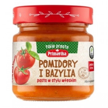 Promavika | Pomidory i bazylia pasta w stylu włoskim 160g