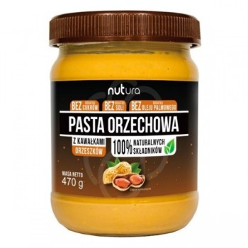 Natura | Pasta orzechowa z kawałkami orzeszków 470g