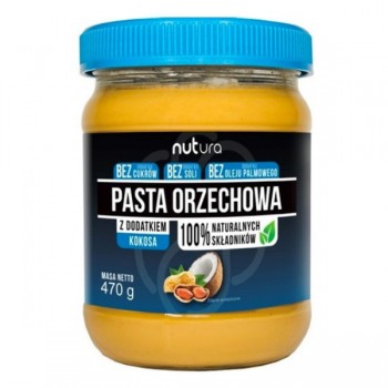 Natura | Pasta orzechowa z dodatkiem kokosa 470g