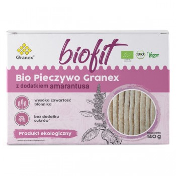 Granex | Pieczywo chrupkie z amarantusem bez dodatku cukru BIO 140g