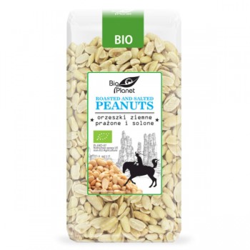 Bio Planet | Orzeszki ziemne prażone i solone BIO 350g