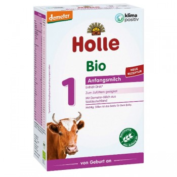 Holle | Mleko krowie początkowe 1 dla niemowląt od urodzenia demeter BIO 400g