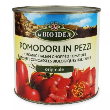 La Bio Idea | Pomidory krojone bez skóry BIO 2,5kg (1,5kg)