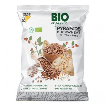 PopCrop | Piramidki gryczano - ryżowe z solą himalajską bezglutenowe BIO 25g