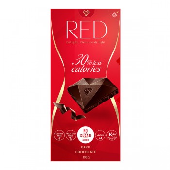Red | Czekolada RED ciemna bez cukru Exclusive 100g