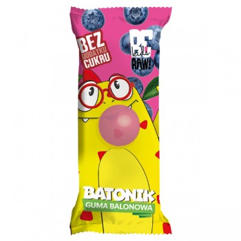 BeRaw | Baton bez dodatku cukru Guma Balonowa 25g