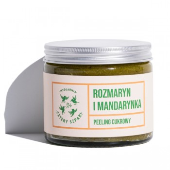 4Szpaki | Peeling cukrowy do ciała rozmaryn i mandarynka 250ml