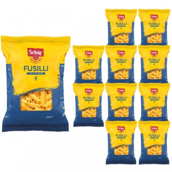Schär | 10x Makaron Fusilli bezglutenowy 250g