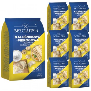 Bezgluten | 6x Bezglutenowe ciasto pierogowo-makaronowo-naleśnikowe 500g