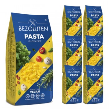 Bezgluten | 6x Bezglutenowy makaron Fusilli 250g