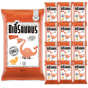 McLLoyd's | 12x Bezglutenowe chrupki o smaku ketchupowym BIO 50g