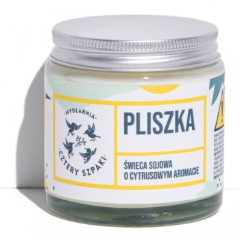 4Szpaki | Pliszka - cytrusowa świeca sojowa 100g