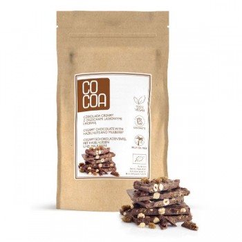 Cocoa | Czekolada creamy z orzechami laskowymi i morwą BIO 200g