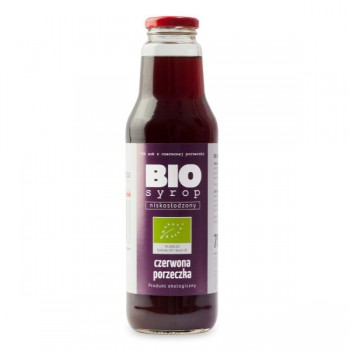 Kamionna | Syrop z czerwonej porzeczki niskosłodzony BIO 750 ml
