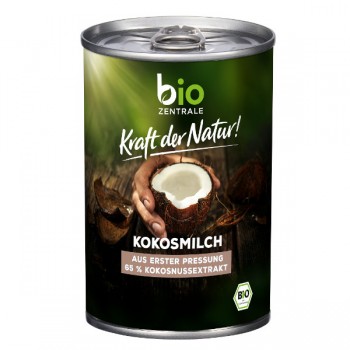 Bio Zentrale | Coconut milk - napój kokosowy bez gumy guar (17 % tłuszczu) bezglutenowy BIO 400ml