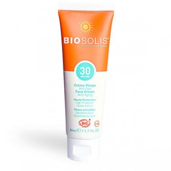 Biosolis | Krem przeciwsłoneczny do twarzy przeciwzmarszczkowy spf30 eco 50ml