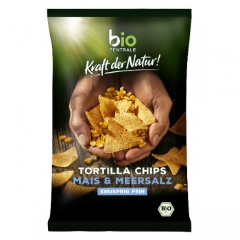 Bio Zentrale | Chipsy tortilla solone bezglutenowe BIO 125g