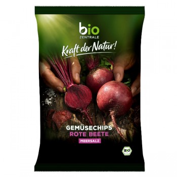 Bio Zentrale | Chipsy z buraków solone bezglutenowe BIO 90g