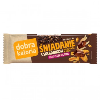 Dobra Kaloria | Baton Śniadanie Gorzka belgijska czekolada 40g