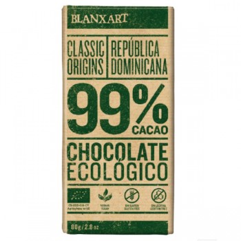 Blanxart | Czekolada gorzka 99% Dominikana bezglutenowa BIO 80g