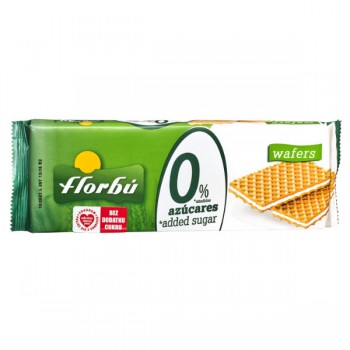 Florbu | Wafelki nadziewane bez dodatku cukru 150g
