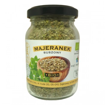 Pięć Przemian | Majeranek suszony bezglutenowy BIO 15g