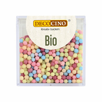 Dekoback | Posypka cukrowa kolorowe perełki BIO 65g