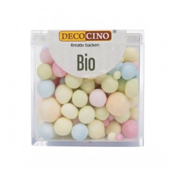 Dekoback | Posypka cukrowa kolorowe kuleczki mix BIO 50g