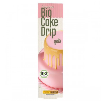 Dekoback | Polewa cukiernicza żółta BIO 40g