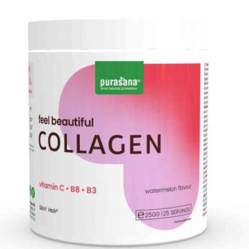 Purasana | Kolagen o smaku arbuzowym feel beautiful 250g
