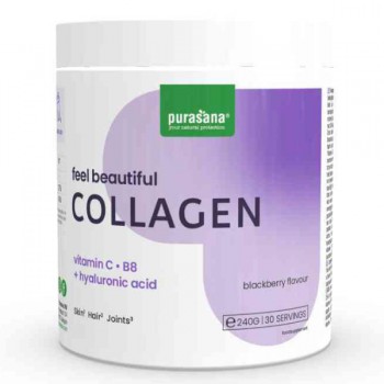 Purasana | Kolagen o smaku jeżynowym feel beautiful 240g