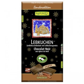 Rapunzel | Czekolada gorzka z przyprawą do piernika BIO 80g