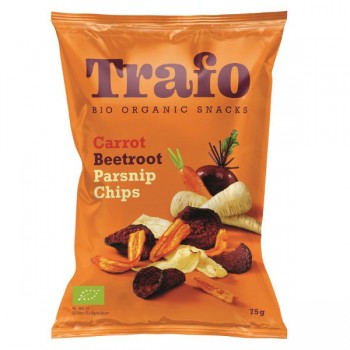 Trafo | Chipsy warzywne bezglutenowe BIO 75g