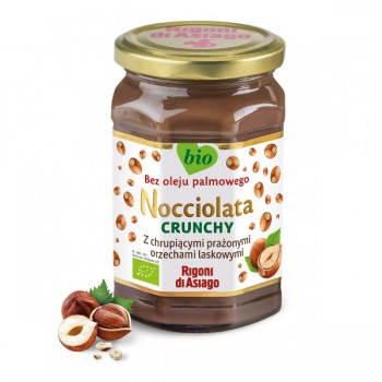 Nocciolata | Krem z orzechów laskowych i kakao crunchy bezglutenowy BIO 250g