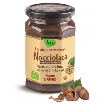 Nocciolata | Krem z orzechów laskowych i kakao bez dodatku mleka bezglutenowy BIO 700g