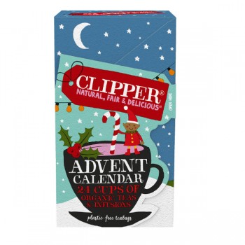 Clipper | Kalendarz adwentowy (herbatki i herbaty) BIO 24szt 49g