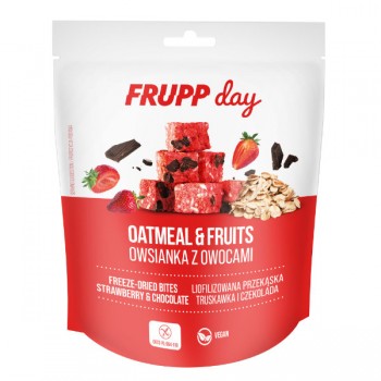 Celiko | FRUPP Day kostki owsiane truskawka i czekolada 25g