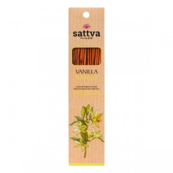 Sattva | Kadzidło indyjskie wanilia 15szt. 30g