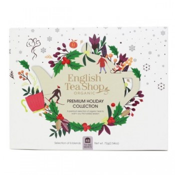 English Tea Shop Organic | Zestaw herbatek zimowych w białym pudełku (48x1,5) BIO 72g