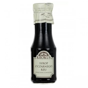 Krokus | Syrop z czarnego bzu bezglutenowy 355g (280ml)