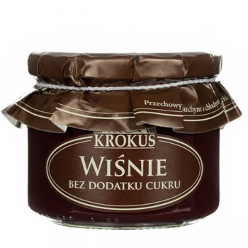 Krokus | Wiśnie i jabłka bez dodatku cukru 310g