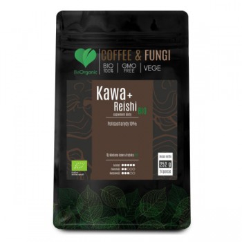 Be Organic | Kawa mielona arabica + Reishi BIO 252g