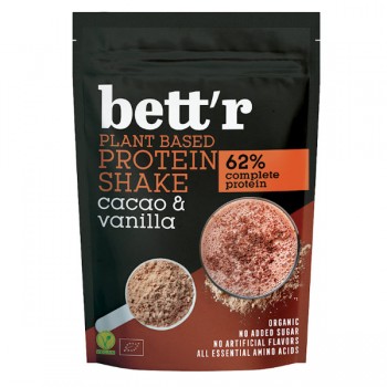Bett’r | Shake proteinowy kakao i wanilia bez dodatku cukru BIO 500g