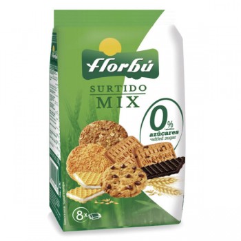 Florbu | Ciastka i wafelki mix bez dodatku cukru 270g