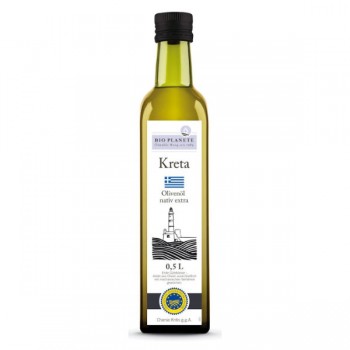 Bio Planete | Oliwa z oliwek extra virgin KRETA P.G.I. BIO 500ml