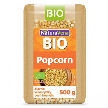 NaturaVena | Popcorn ziarno kukurydzy BIO 500g