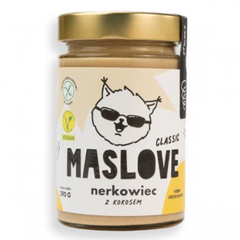Maslove | Krem orzechy nerkowca z kokosem bezglutenowy 290g