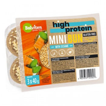 Balviten | Bułeczki proteinowe z sezamem bezglutenowe 120g